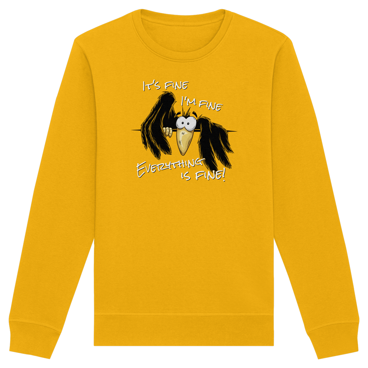 I’m Fine Rabe | Alles Gut Krähe - Organic Basic Unisex Sweatshirt