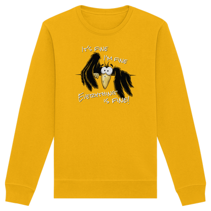 I’m Fine Rabe | Alles Gut Krähe - Organic Basic Unisex Sweatshirt