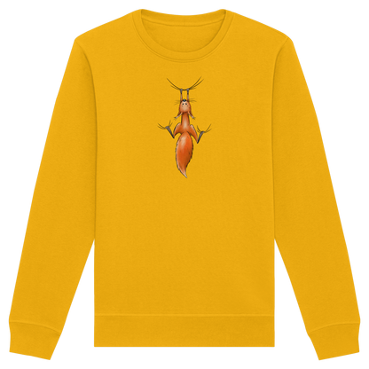 Rotes Eichhörnchen hängt ab - Organic Basic Unisex Sweatshirt
