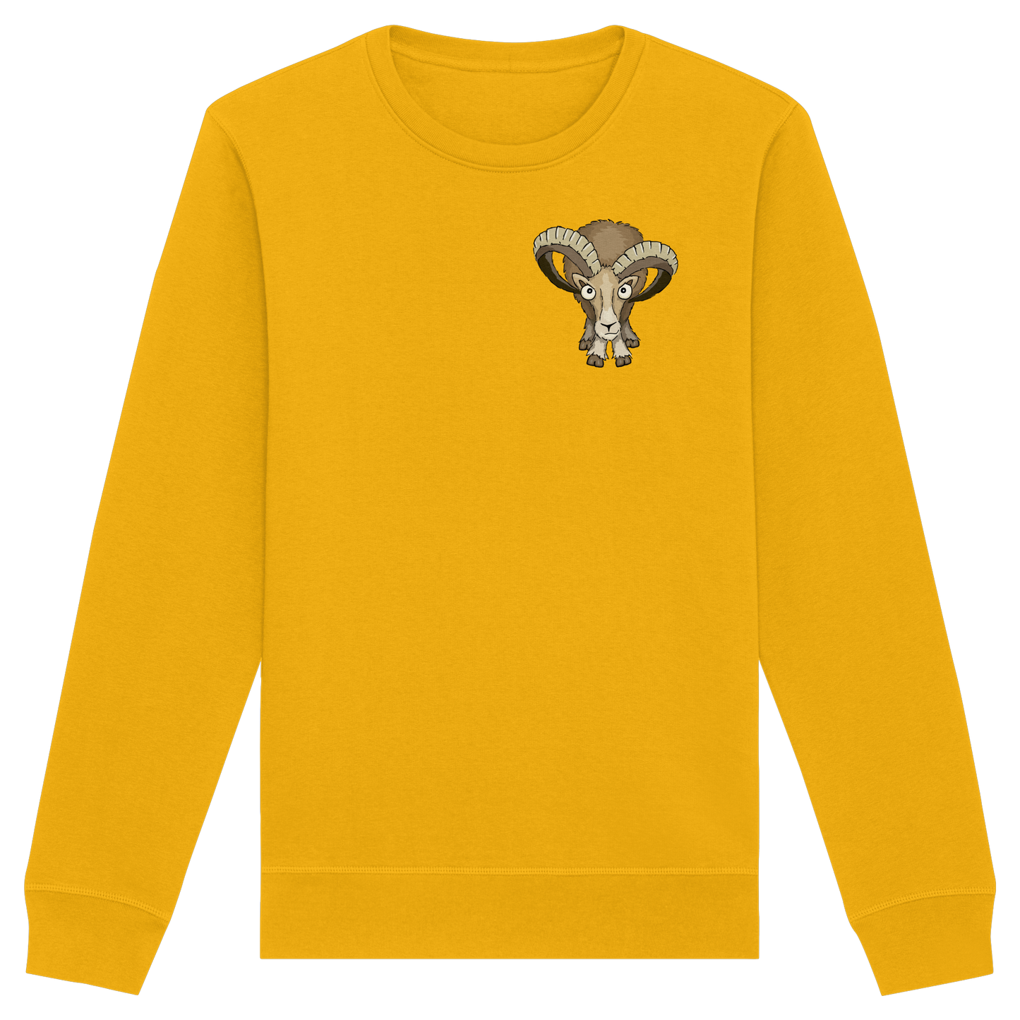 Bockiges Mufflon Widder Schafbock - Organic Basic Unisex Sweatshirt