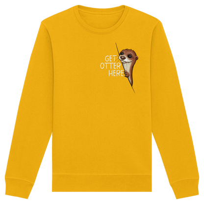 Get Otter Here | Lustiger Otter Kalauer - Organic Basic Unisex Sweatshirt