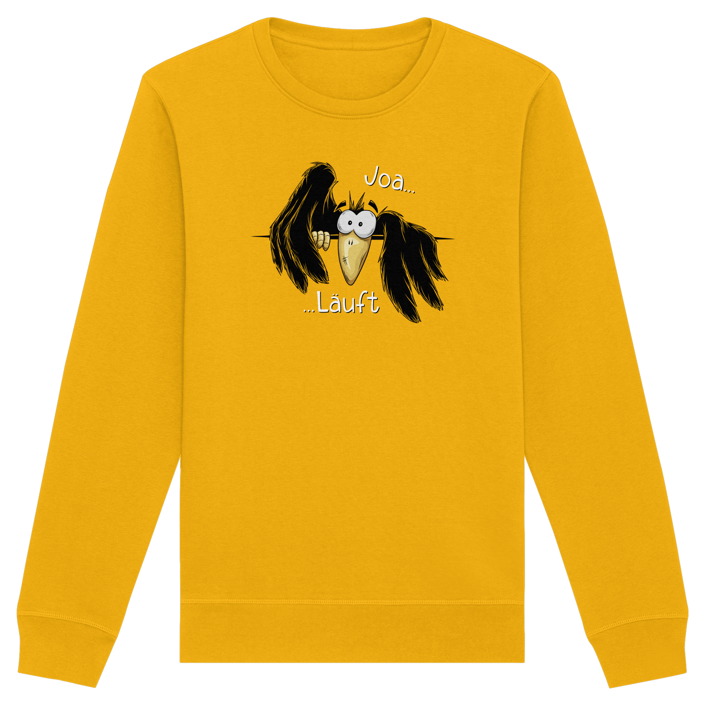 Joa Läuft Krähe gechillter Rabe - Organic Basic Unisex Sweatshirt