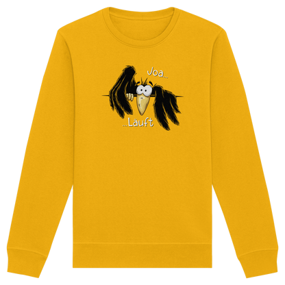 Joa Läuft Krähe gechillter Rabe - Organic Basic Unisex Sweatshirt