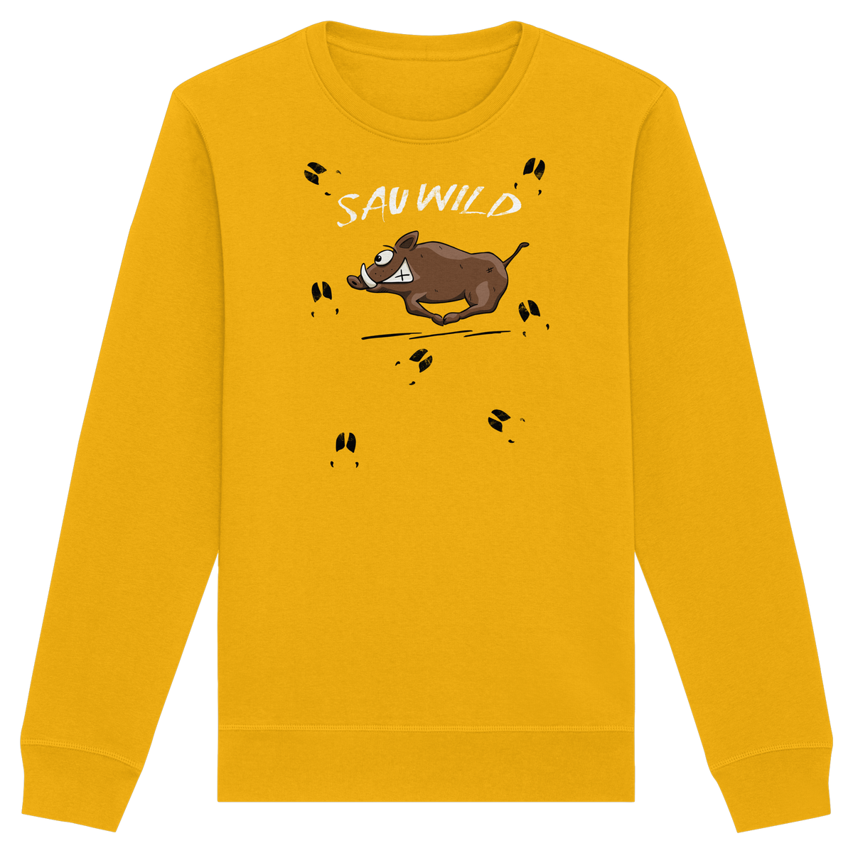 Sauwild wilde Sau | Wildschwein Keiler - Organic Basic Unisex Sweatshirt