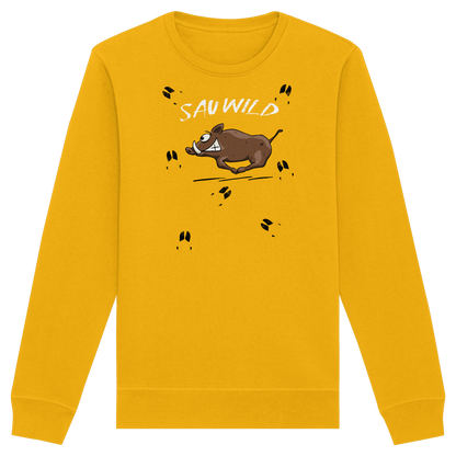 Sauwild wilde Sau | Wildschwein Keiler - Organic Basic Unisex Sweatshirt