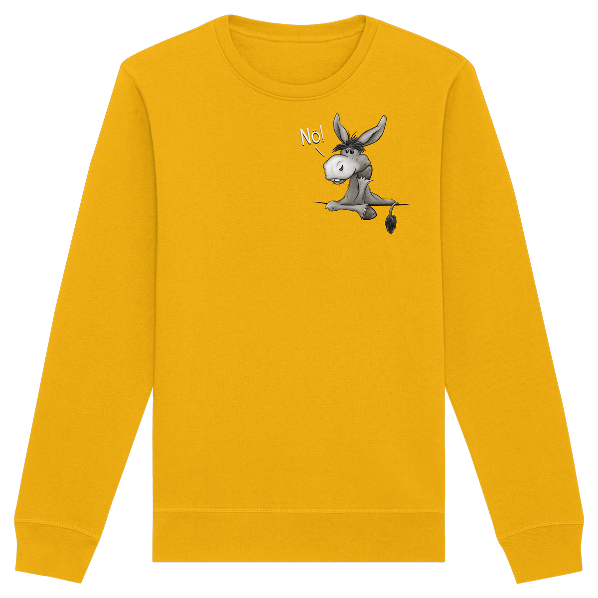 Nö! Störrischer Esel - Organic Basic Unisex Sweatshirt