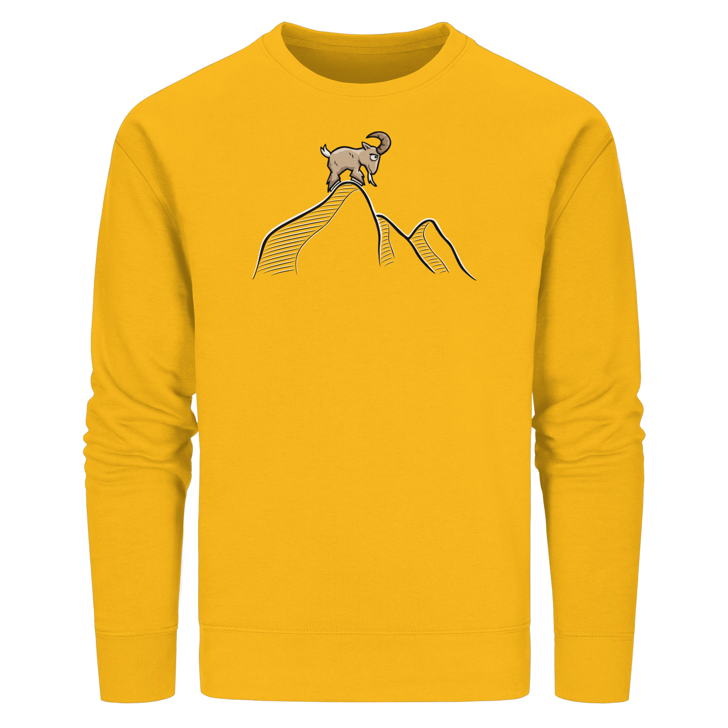 Ziegenbock in den Bergen - Organic Basic Unisex Sweatshirt
