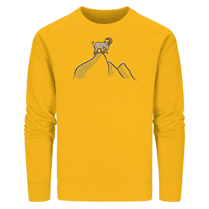 Ziegenbock in den Bergen - Organic Basic Unisex Sweatshirt