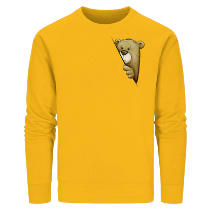 Funky Bär Illustration - Organic Basic Unisex Sweatshirt