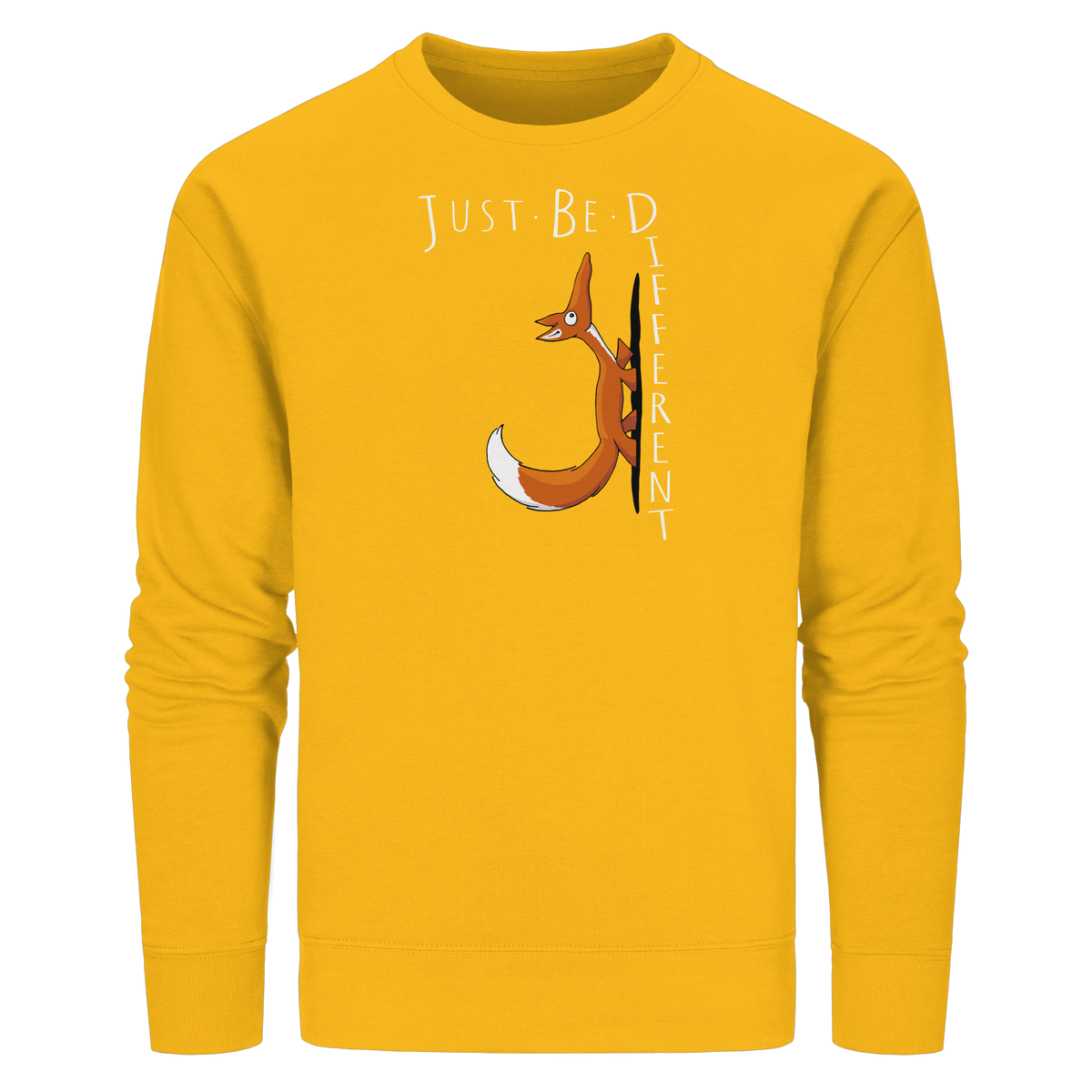 Just Be Different | Sei Anders, kleiner Fuchs - Organic Basic Unisex Sweatshirt