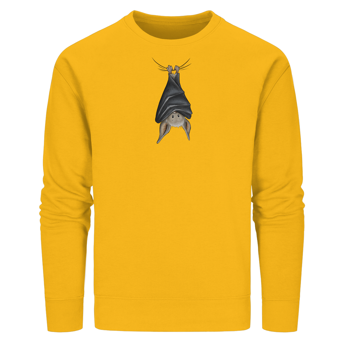 Lustig chillende Fledermaus - Organic Basic Unisex Sweatshirt