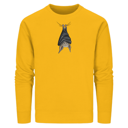 Lustig chillende Fledermaus - Organic Basic Unisex Sweatshirt