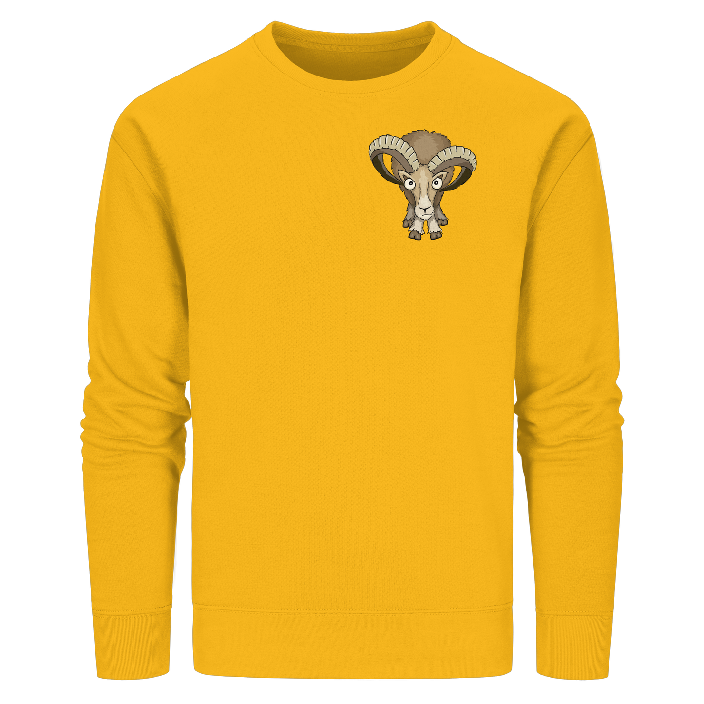 Bockiges Mufflon Widder Schafbock - Organic Basic Unisex Sweatshirt