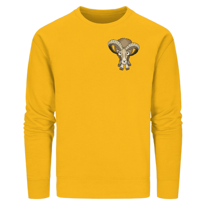 Bockiges Mufflon Widder Schafbock - Organic Basic Unisex Sweatshirt
