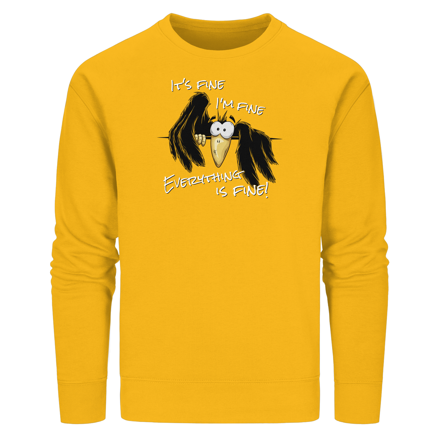 I’m Fine Rabe | Alles Gut Krähe - Organic Basic Unisex Sweatshirt