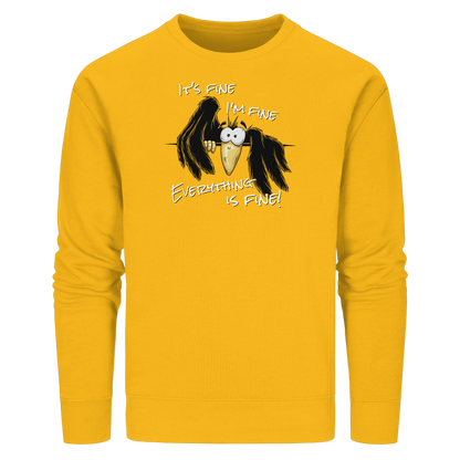 I’m Fine Rabe | Alles Gut Krähe - Organic Basic Unisex Sweatshirt