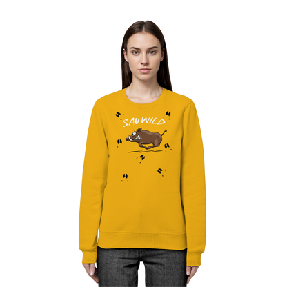 Sauwild wilde Sau | Wildschwein Keiler - Organic Basic Unisex Sweatshirt
