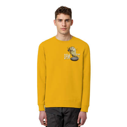 Dam It Verdammt Lustiger Biber - Organic Basic Unisex Sweatshirt