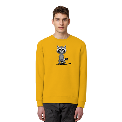 Frecher kleiner Waschbär - Organic Basic Unisex Sweatshirt