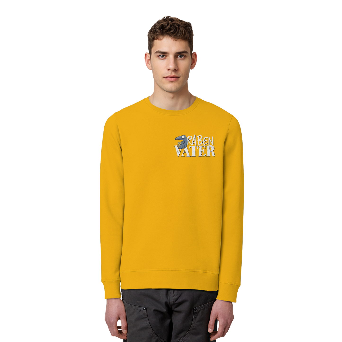 Rabenvater Krähenpapa - Organic Basic Unisex Sweatshirt