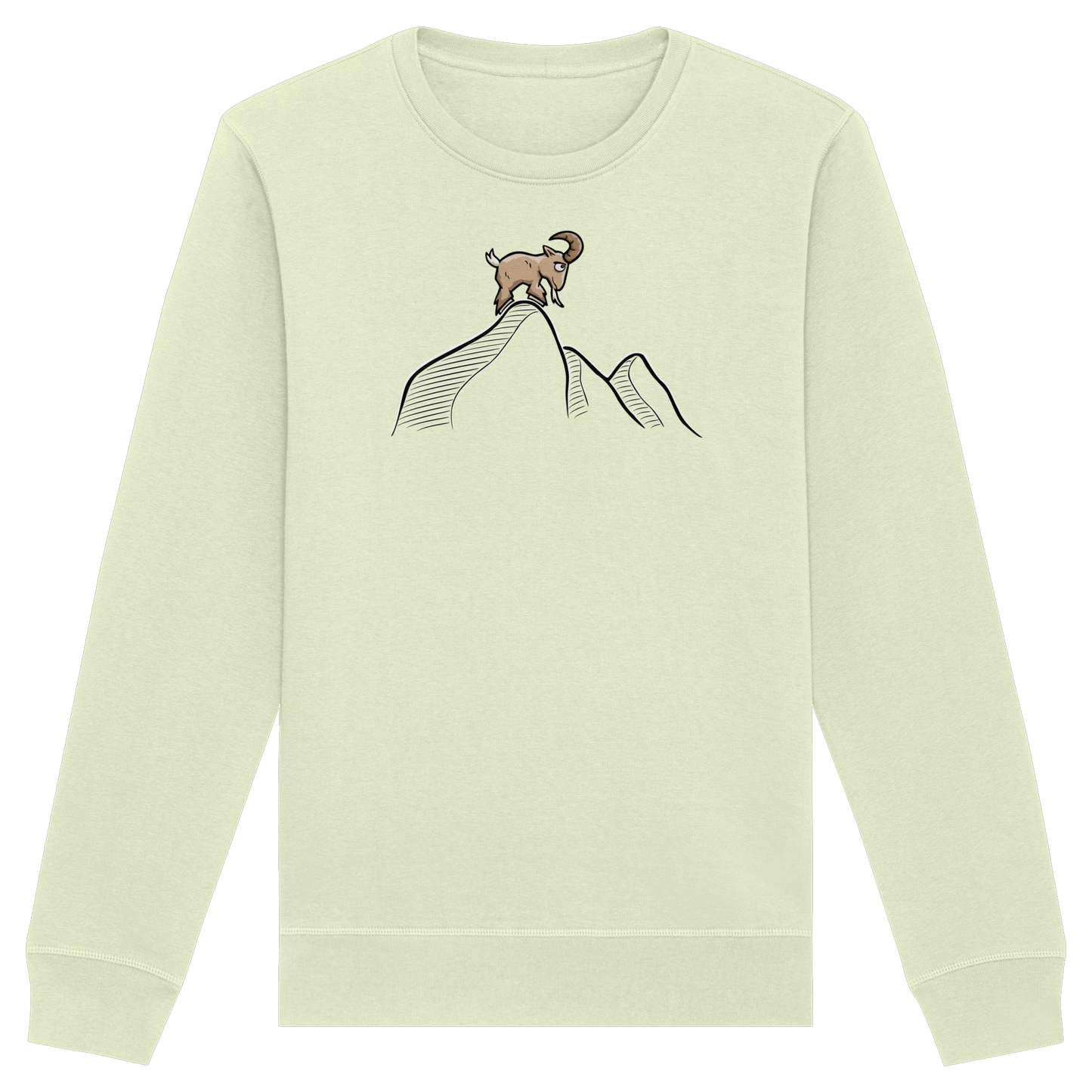 Ziegenbock in den Bergen - Organic Basic Unisex Sweatshirt