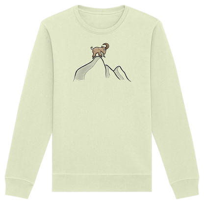 Ziegenbock in den Bergen - Organic Basic Unisex Sweatshirt