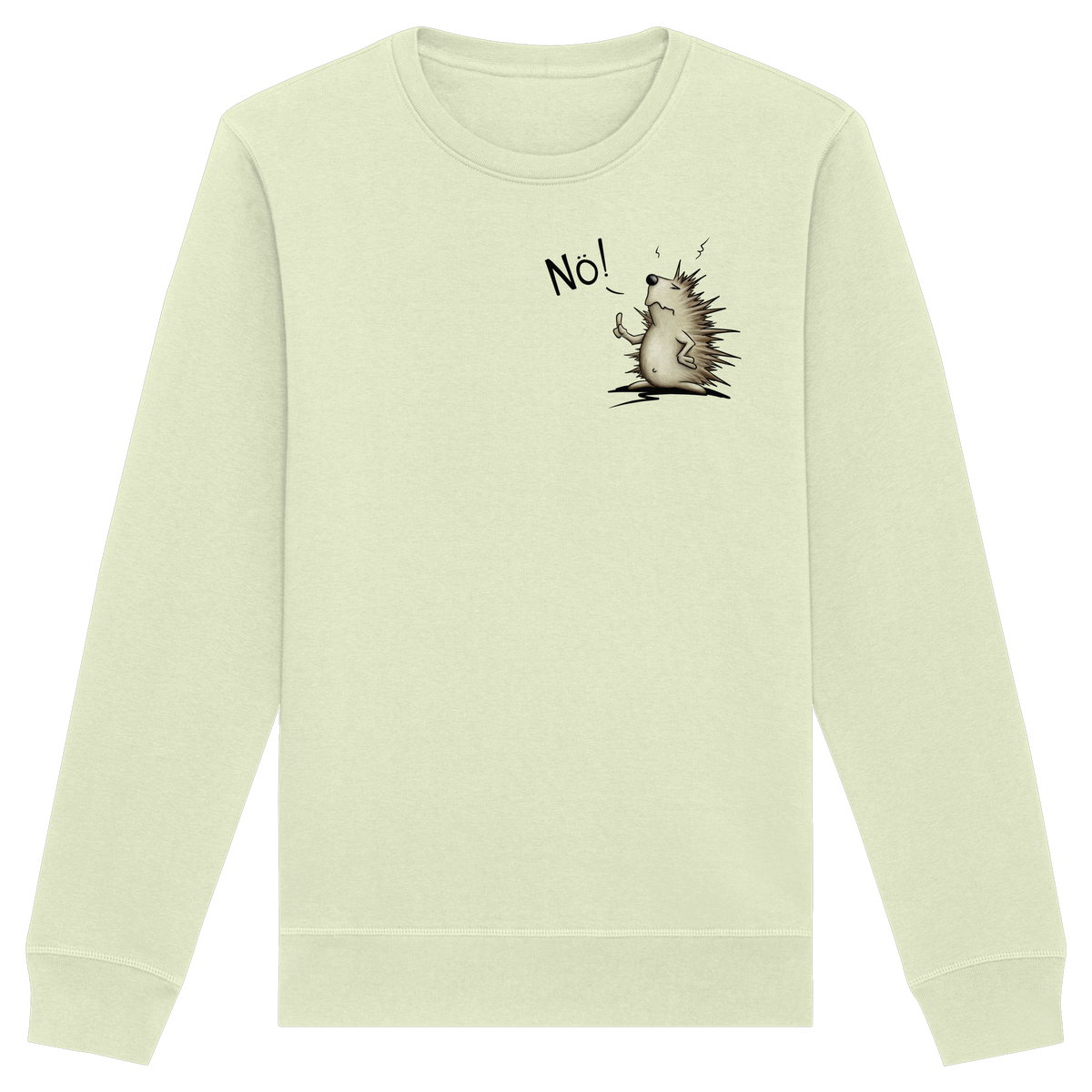 Nö! Grummeliger Igel - Organic Basic Unisex Sweatshirt