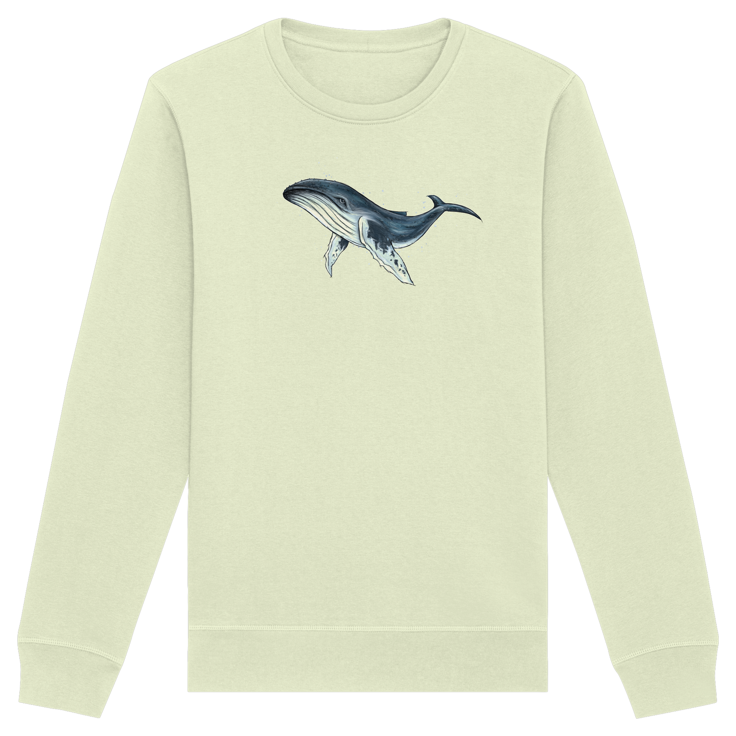 Tiefsee Ozean-Riese Buckelwal - Organic Basic Unisex Sweatshirt