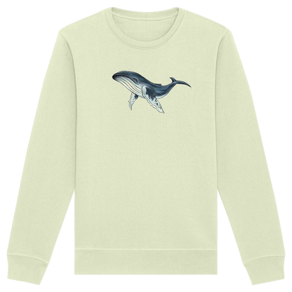 Tiefsee Ozean-Riese Buckelwal - Organic Basic Unisex Sweatshirt
