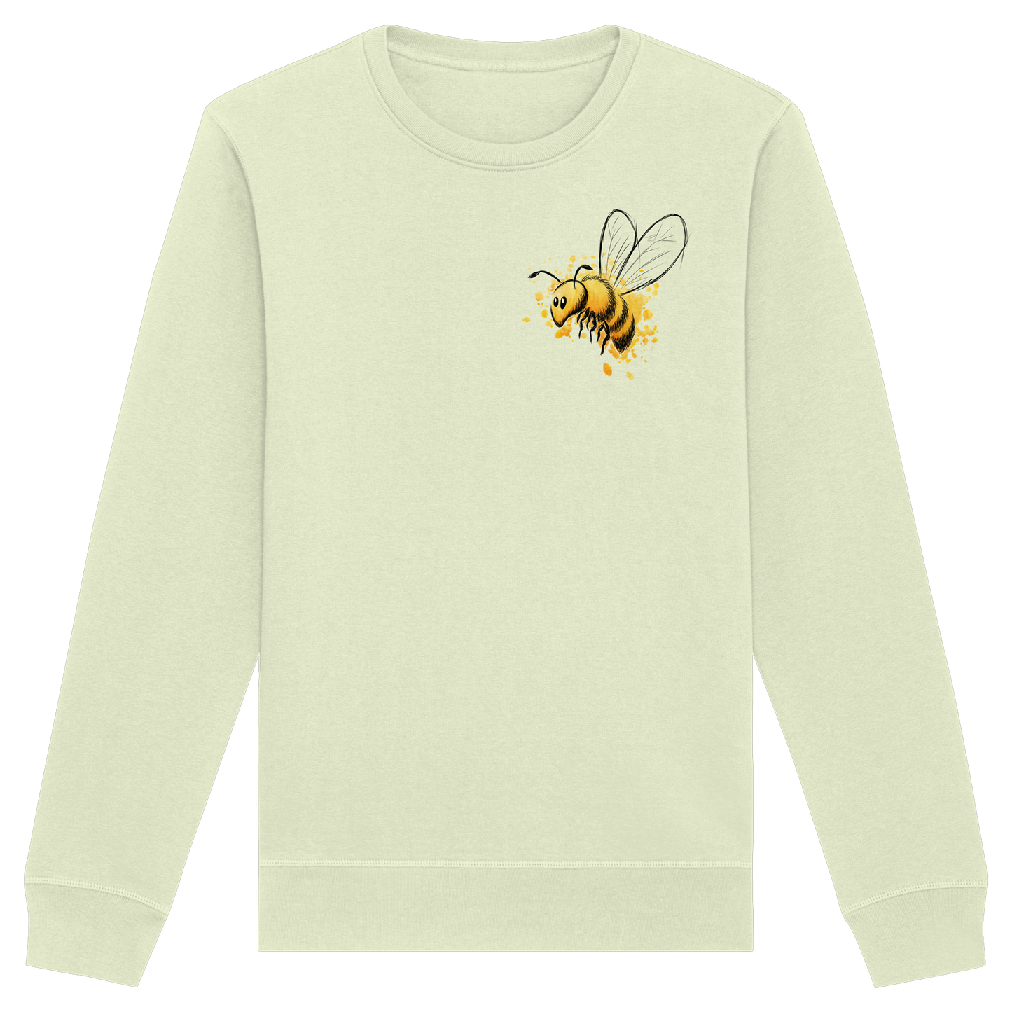 Lässige kleine Honig-Biene - Organic Basic Unisex Sweatshirt