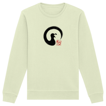 Moin kreischende japanische Enso Möwe - Organic Basic Unisex Sweatshirt