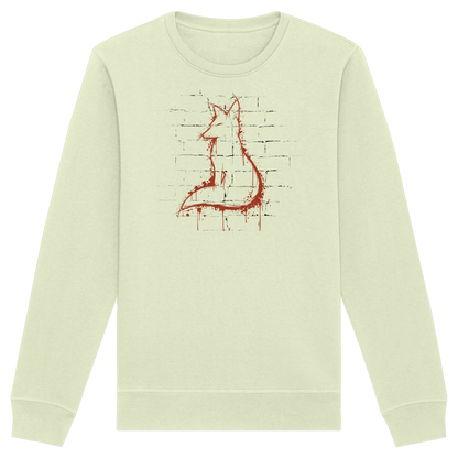 Street Art Fuchs Silhouette - Organic Basic Unisex Sweatshirt