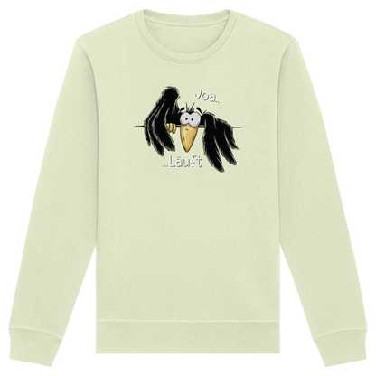 Joa Läuft Krähe gechillter Rabe - Organic Basic Unisex Sweatshirt