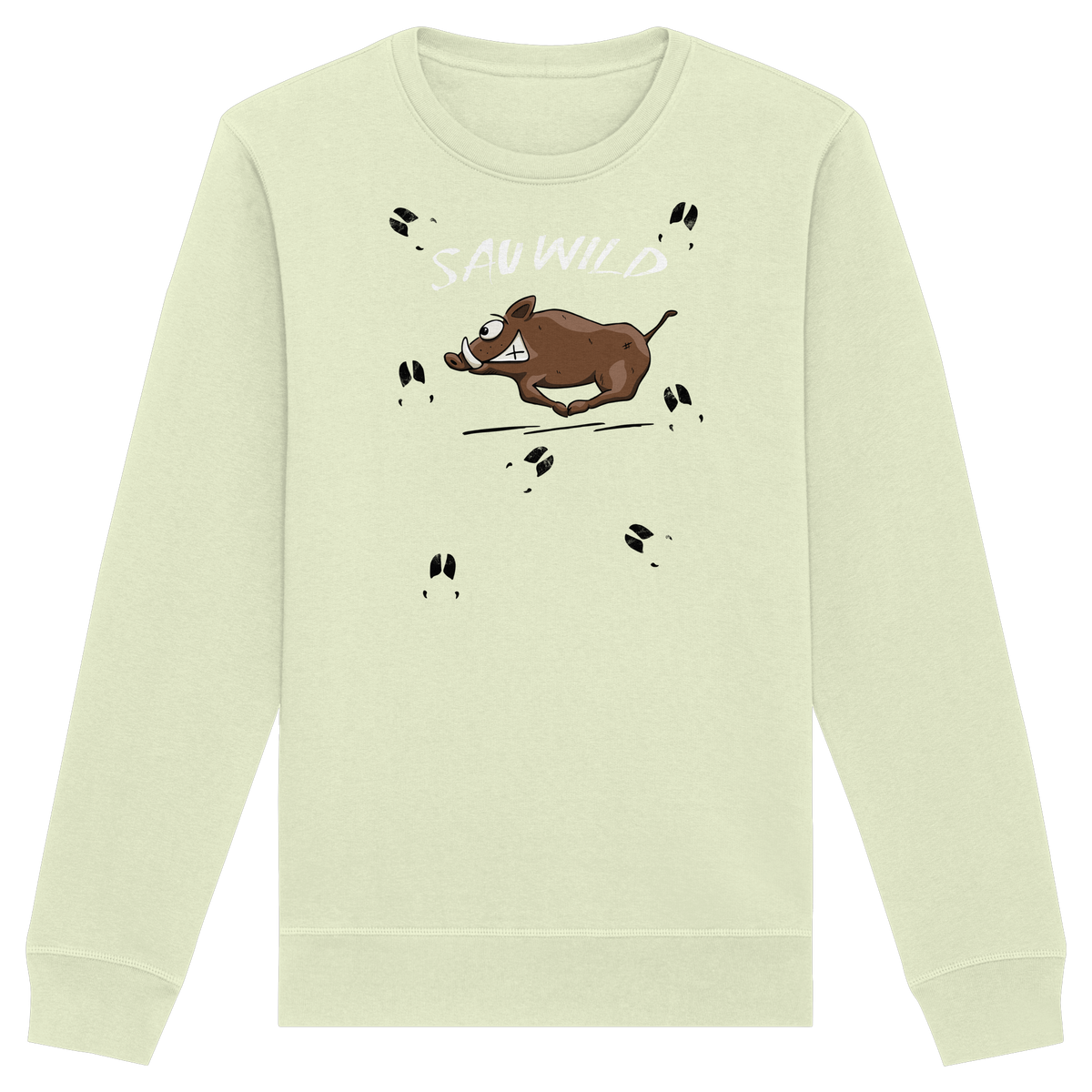 Sauwild wilde Sau | Wildschwein Keiler - Organic Basic Unisex Sweatshirt