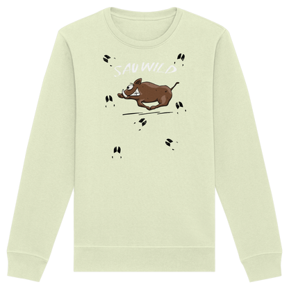 Sauwild wilde Sau | Wildschwein Keiler - Organic Basic Unisex Sweatshirt