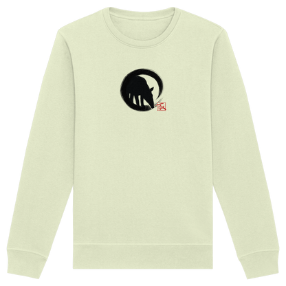 Zen Tapir im japanischen Enso Kreis - Organic Basic Unisex Sweatshirt