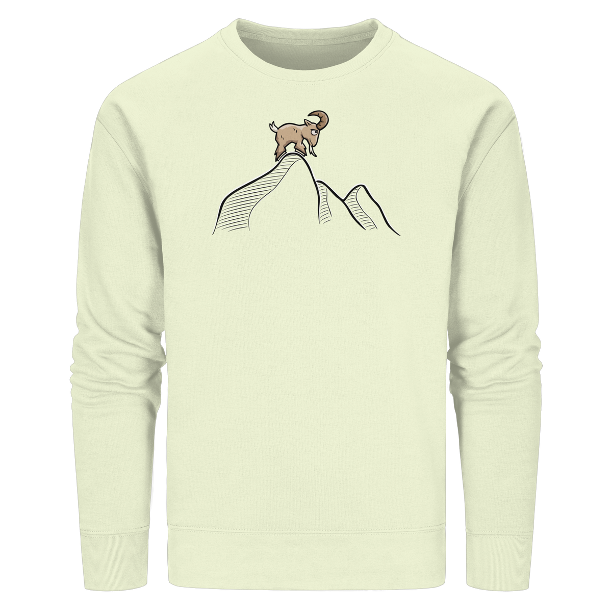 Ziegenbock in den Bergen - Organic Basic Unisex Sweatshirt