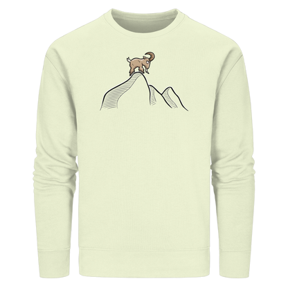 Ziegenbock in den Bergen - Organic Basic Unisex Sweatshirt