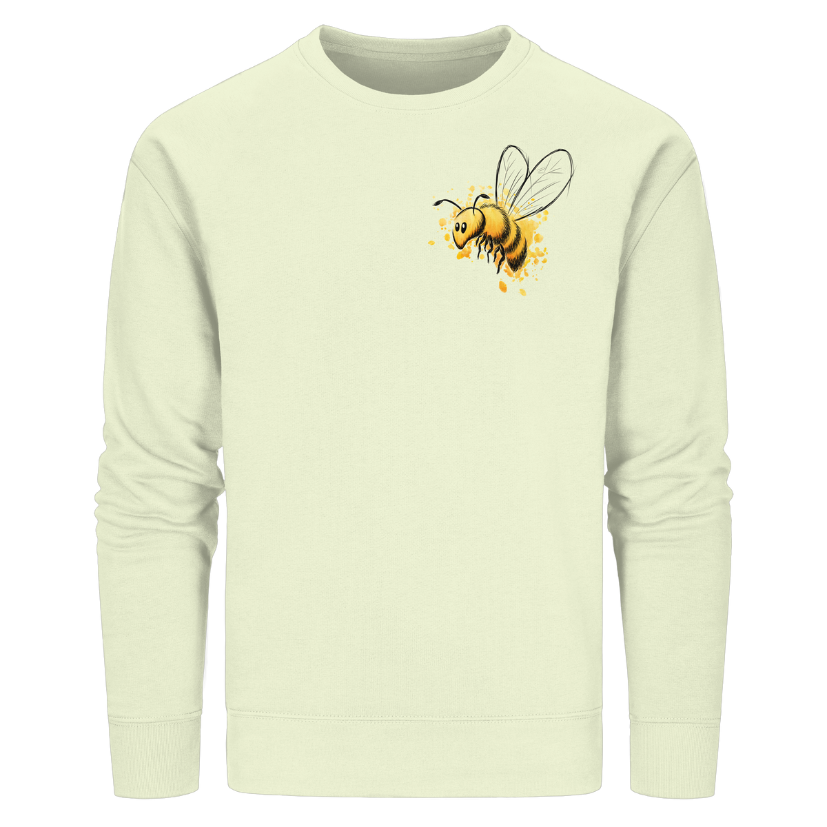 Lässige kleine Honig-Biene - Organic Basic Unisex Sweatshirt