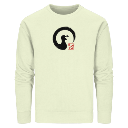 Moin kreischende japanische Enso Möwe - Organic Basic Unisex Sweatshirt