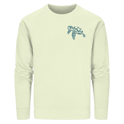 Lässig lustige Wasserschildkröte - Organic Basic Unisex Sweatshirt