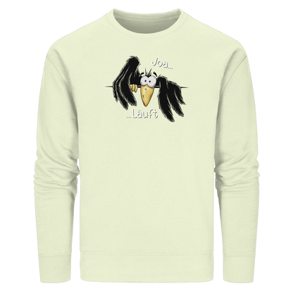 Joa Läuft Krähe gechillter Rabe - Organic Basic Unisex Sweatshirt