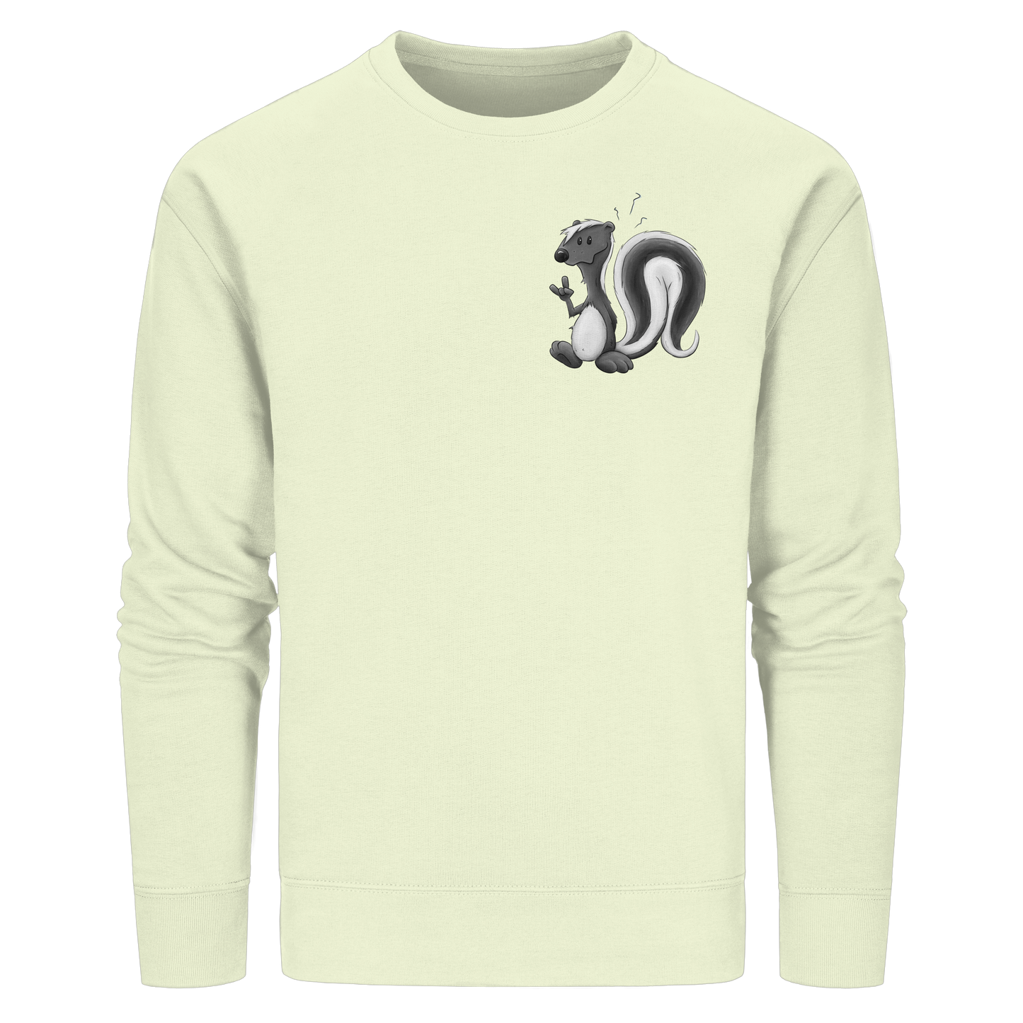 Lustig stinkiges Stinktier - Organic Basic Unisex Sweatshirt