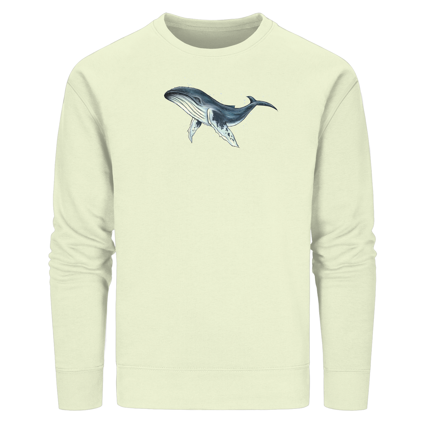 Tiefsee Ozean-Riese Buckelwal - Organic Basic Unisex Sweatshirt