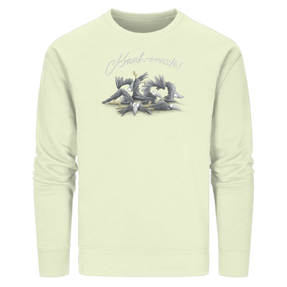 Kraah-masté! Yoga Raben Krähen - Organic Basic Unisex Sweatshirt
