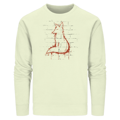 Street Art Fuchs Silhouette - Organic Basic Unisex Sweatshirt