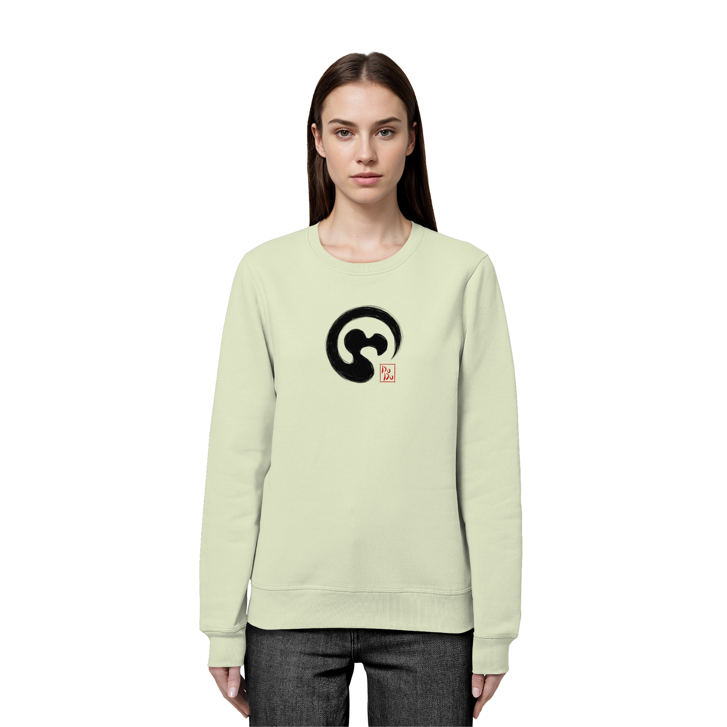 Zen Dodo im japanischen Enso Kreis - Organic Basic Unisex Sweatshirt