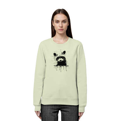 Funky Street Art Waschbär - Organic Basic Unisex Sweatshirt