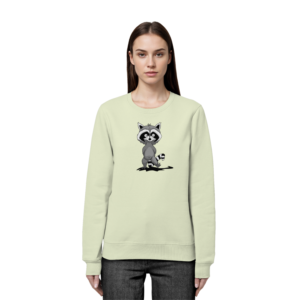 Frecher kleiner Waschbär - Organic Basic Unisex Sweatshirt