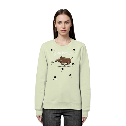 Sauwild wilde Sau | Wildschwein Keiler - Organic Basic Unisex Sweatshirt